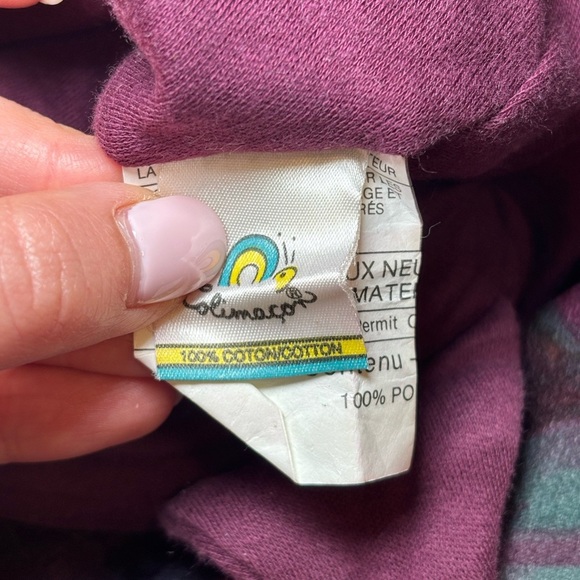 80s Floral Hooded Warm Kids Winter Vintage OnePiece Snowsuit with Hat&Gloves - Picture 8 of 11